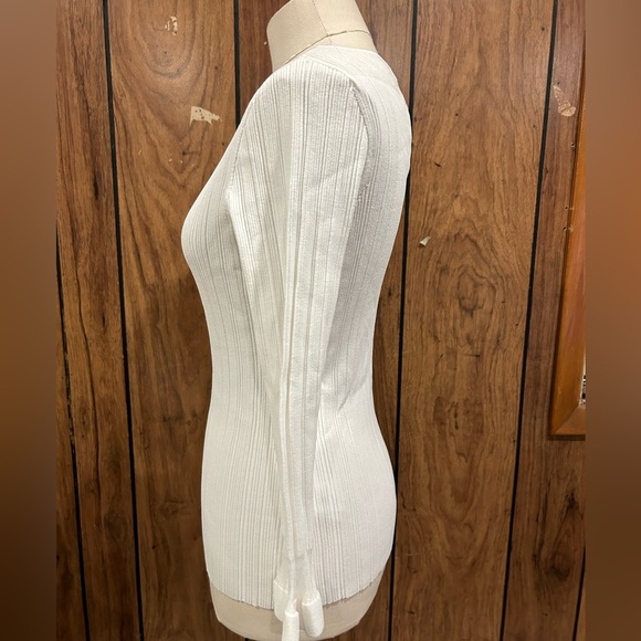 NEW!! Women's Ports INTL Isabella Ribbed Knit Top - Picture 5 of 8